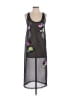 Carven 100% Polyester Graphic Black Cocktail Dress Size S - photo 1