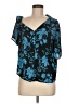 A.L.C. Teal Short Sleeve Blouse Size 6 - photo 1