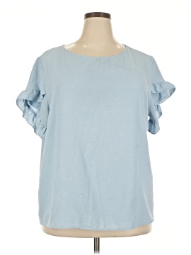 Shein Curve Short Sleeve Blouse