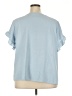 Shein Curve 100% Polyester Blue Short Sleeve Blouse Size 18 Plus (3) - photo 2