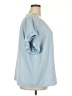 Shein Curve 100% Polyester Blue Short Sleeve Blouse Size 18 Plus (3) - photo 4
