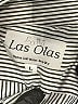 Las Olas Chevron-herringbone Gray Long Sleeve Button-Down Shirt Size L - photo 7