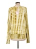 Umgee Tie-dye Yellow Long Sleeve Blouse Size L - photo 2