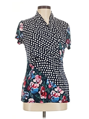 DKNY Short Sleeve Blouse (view 1)