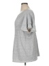Adrianna Papell Silver Short Sleeve Top Size 1X - photo 5
