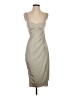 Hengst Solid Tan Cocktail Dress Size S - photo 1