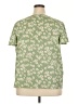Shein Curve 100% Polyester Green Short Sleeve Blouse Size 20 Plus (4) - photo 2