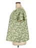 Shein Curve 100% Polyester Green Short Sleeve Blouse Size 20 Plus (4) - photo 5