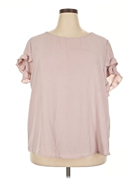 Shein Curve Short Sleeve Top