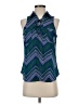 Candie's 100% Polyester Teal Sleeveless Blouse Size S - photo 1
