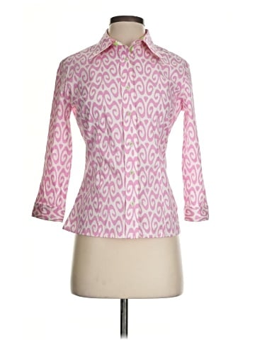 Raga 3/4 Sleeve Button-Down Shirt (view 1)