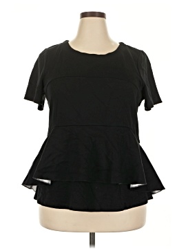 ELOQUII Short Sleeve Top (view 1)