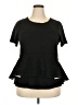 ELOQUII Black Short Sleeve Top Size 20 Plus - photo 1