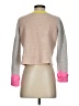 Autumn Cashmere 100% Cashmere Color Block Blue Cashmere Pullover Sweater Size XS - photo 2