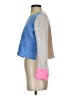 Autumn Cashmere 100% Cashmere Color Block Blue Cashmere Pullover Sweater Size XS - photo 5