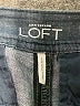 Ann Taylor LOFT Metallic Gray Shorts Size 4 - photo 3