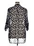 Truth NYC 100% Polyester Blue 3/4 Sleeve Blouse Size 1X - photo 2