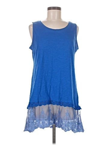 LOGO by Lori Goldstein Sleeveless T-Shirt (view 1)