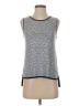 St. John Gray Sleeveless T-Shirt Size P (petite) - photo 1