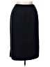Worthington 100% Polyester Solid Black Formal Skirt Size 10 - photo 1