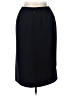 Worthington 100% Polyester Solid Black Formal Skirt Size 10 - photo 2