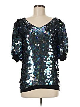 Oleg Cassini 3/4 Sleeve Silk Top
