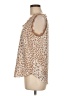 Ann Taylor 100% Polyester Tan Sleeveless Blouse Size M - photo 5