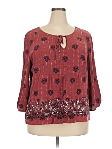 Magnolia Grace 3/4 Sleeve Blouse (view 1)