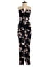 Miss Selfridge Floral Black Jumpsuit Size 2 - photo 1