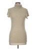 Elan Tan Short Sleeve Turtleneck Size M - photo 1