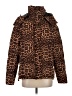 BCBGeneration 100% Polyester Animal Print Brown Coat Size S - photo 1