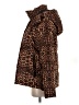 BCBGeneration 100% Polyester Animal Print Brown Coat Size S - photo 5