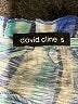 David Cline Stripes Blue Casual Dress Size S - photo 7