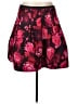Gap 100% Polyester Floral Red Formal Skirt Size 12 - photo 1