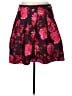 Gap 100% Polyester Floral Red Formal Skirt Size 12 - photo 2