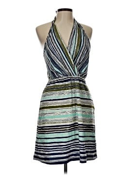 halter floral midi dress Donna Karan New York Women's Cowl Neck Halter Floral A-Line Sleeveless Midi Dress main image 1
