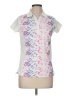 Pebble Beach White Short Sleeve Polo Size M - photo 1