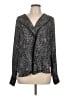 DKNY Tweed Gray Long Sleeve Blouse Size L - photo 1