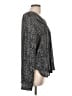 DKNY Tweed Gray Long Sleeve Blouse Size L - photo 4