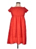 Shein 100% Polyester Polka Dots Red Casual Dress Size L - photo 1