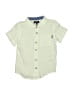 DKNY Solid Green Short Sleeve Button-Down Shirt Size 5 - photo 1