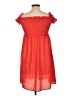 Shein 100% Polyester Polka Dots Red Casual Dress Size L - photo 2