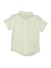 DKNY Solid Green Short Sleeve Button-Down Shirt Size 5 - photo 2