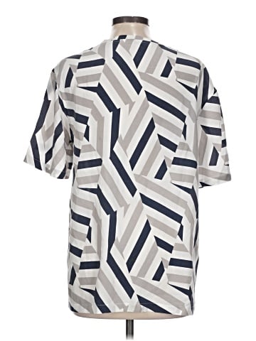 Equipment Short Sleeve Silk Top (view 2)