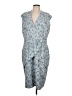 JS Collections 100% Polyester Blue Casual Dress Size 10 - photo 1