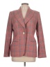 L.K. Bennett Plaid Red Blazer Size 10 - photo 1