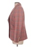 L.K. Bennett Plaid Red Blazer Size 10 - photo 5