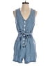 Rails Solid Blue Romper Size S - photo 1