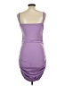 Unbranded Solid Purple Cocktail Dress Size L - photo 2