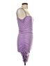 Unbranded Solid Purple Cocktail Dress Size L - photo 4